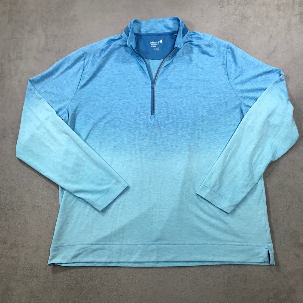 Johnnie-O Pullover Mens XL Riviera Performance Ombre Quarter Zip JMKO100270